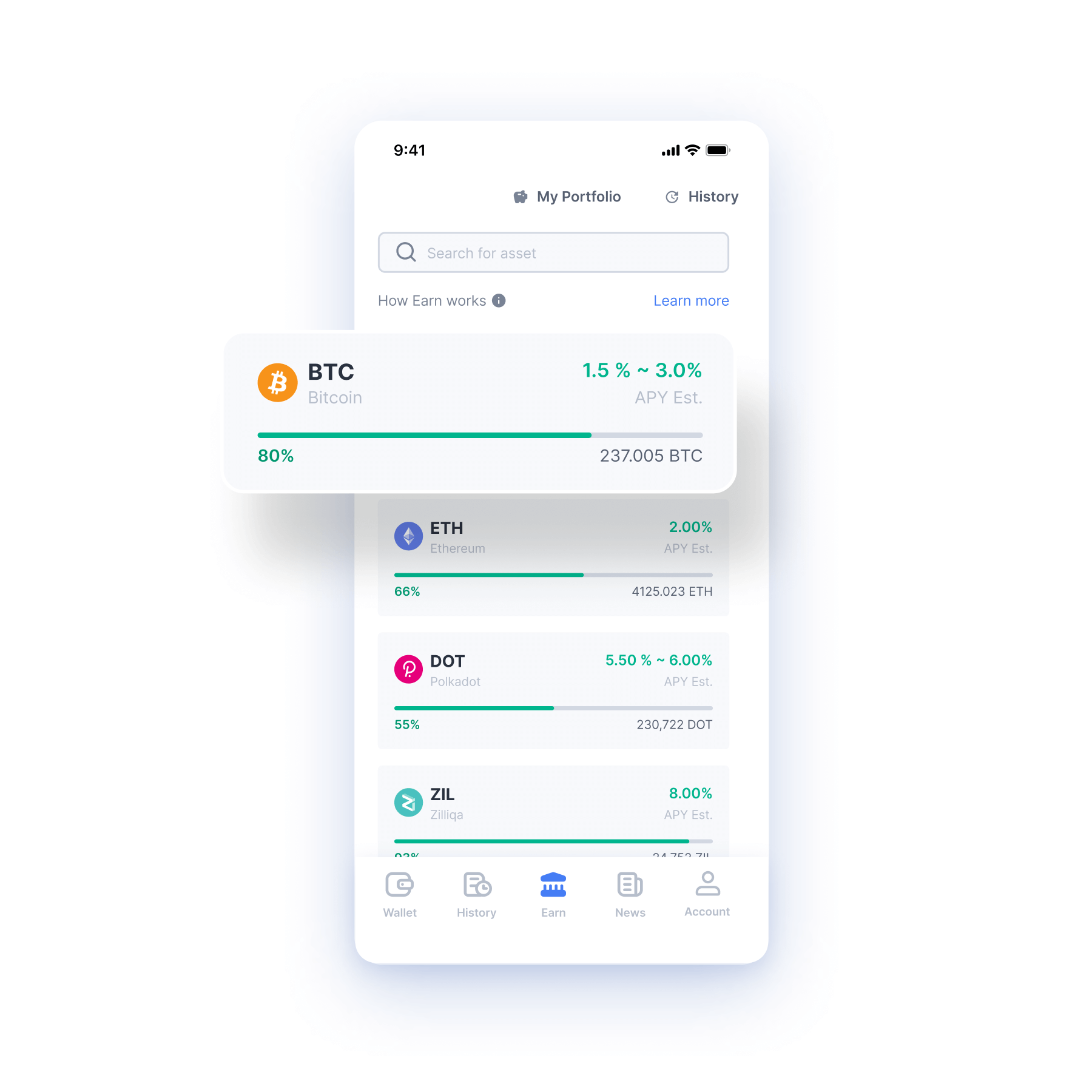 Earn crypto with coinhako earn step 2